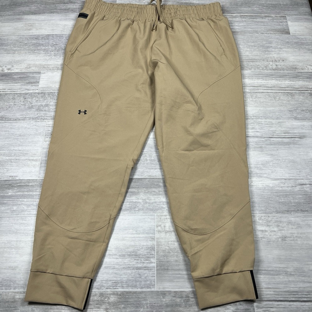 Under Armour Unstoppable Jogger Women's XLarge Pants Loose Fit Khaki 1376926-263